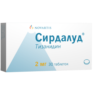 Купить: Сирдалуд 2 мг 30 шт таблетки