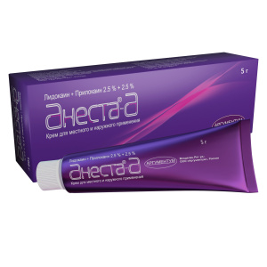Купить: Анеста-А 5 г крем для местного и наружного применения