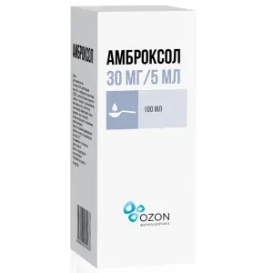 Купить Амброксол 30 мг/5 мл 100 мл сироп