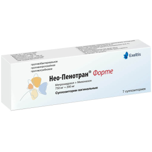 Купить: Нео-Пенотран Форте 7 шт суппозитории вагинальные