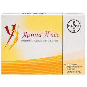 Купить: Ярина Плюс 84 шт набор таблеток покрытых пленочной оболочкой