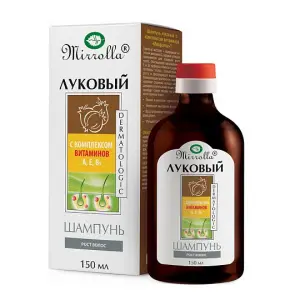 Купить Mirrolla Луковый 250 мл шампунь для волос комплекс витаминов