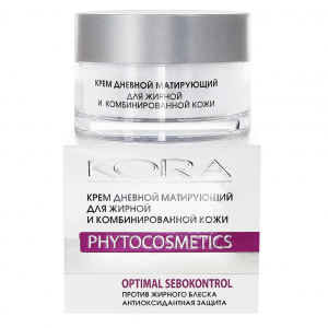 Купить: Kora 50 мл крем дневной матирующий для комбинированной и жирной кожи