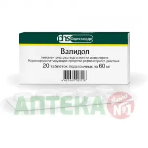 Купить Валидол таблетки подъязычн 60мг №20