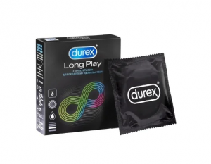 Купить: Durex Long Play презервативы продлевающие половой акт 3 шт.