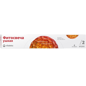 Купить: Витатека 2 шт фитосвеча ушная классическая
