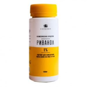 Купить: Риванол 0,1 % 100 мл раствор для замедления роста волос