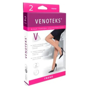 Купить: Venoteks колготки компрессионные для беременных размер XXL Артикул 1C400 бежевые