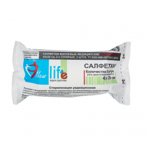 Купить: Evers Live 45 см x 29 см 5 шт салфетки стерильные 2-х слойные