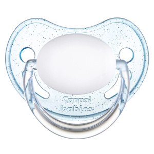 Купить: Canpol babies basic 1 шт соска-пустышка латексная анатомическая 0-6 мес цвет голубой