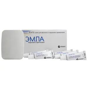 Купить Эмла 5 г 5 шт крем для местного и наружного применения