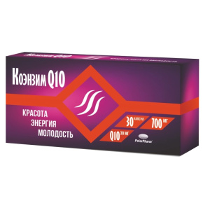 Купить: Коэнзим Q-10 30 шт капсулы красота и молодость