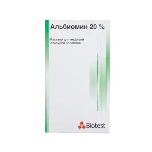 Купить Альбиомин 20% 50 мл раствор для инфузий фл