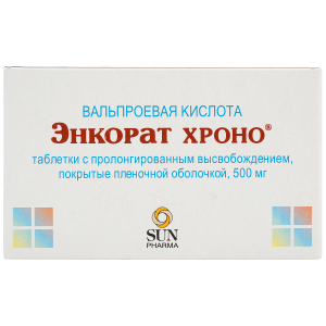 Купить: Энкорат Хроно 500 мг 30 шт таблетки с пролонгированным высвобождением покрытые пленочной оболочкой