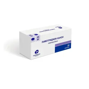 Купить Ламотриджин-Канон 25 мг 30 шт таблетки
