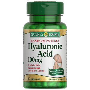 Купить: Nature's Bounty Гиалуроновая кислота 100 мг 30 шт капсулы