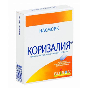 Купить: Коризалия 40 шт таблетки покрытые оболочкой