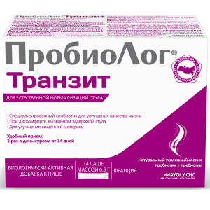 Купить: Пробиолог Транзит 6,5 г 14 шт порошок саше