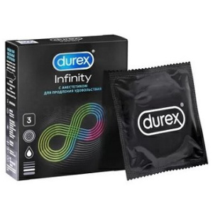 Купить: Durex Infinity 3 шт презервативы с анестетиком