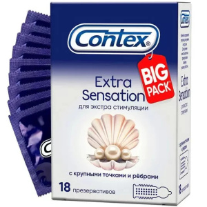Купить: Contex Extra Sensation 18 шт презервативы
