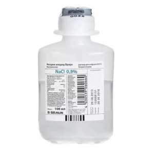 Купить: Натрия Хлорид-Браун 0,9 % 100 мл 20 шт раствор для инфузий флакон