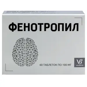 Купить Фенотропил 100 мг 60 шт таблетки