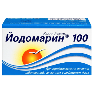 Купить: Йодомарин 100 мкг 100 шт таблетки