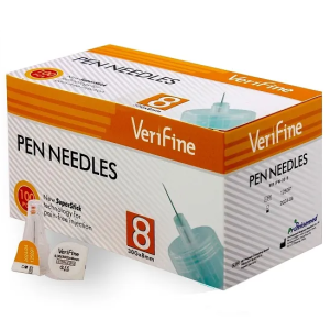Купить: Verifine 30G 0,30 х 8 мм иглы для инсулиновых шприц-ручек одноразовые