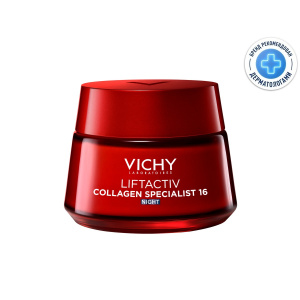 Купить: Vichy Liftactiv Collagen Specialist 16 50 мл крем для лица антивозрастной ночной