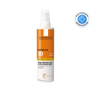 Купить: La Roche-Posay Anthelios SPF 30 200 мл спрей для лица и тела невидимый