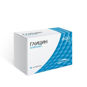 Купить: Глициновый Комплекс 600 мг 60 шт таблетки
