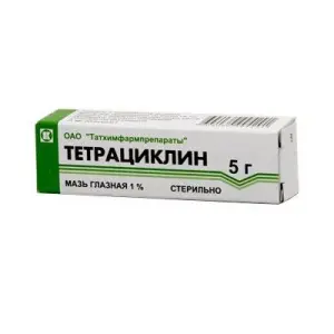 Купить Тетрациклин 1% 5 г мазь глазная
