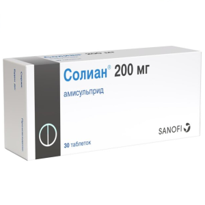 Купить: Солиан 200 мг 30 шт таблетки