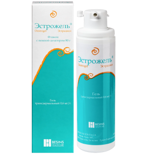 Купить: Эстрожель 0,06 % 80 г трансдермальный гель флакон с помпой-дозатором