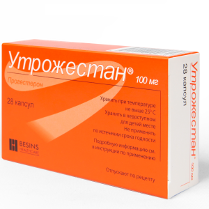Купить: Утрожестан 100 мг 28 шт капсулы