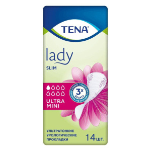 Купить: Tena Lady Slim Ultra Mini 14 шт прокладки урологические