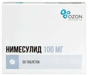 Купить Нимесулид 100 мг 30 шт таблетки