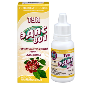 Купить: Эдас-801 Туя 15 мл масло для местного применения