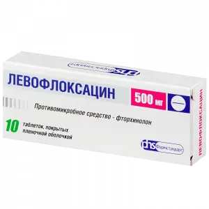 Купить Левофлоксацин 500 мг 10 шт таблетки покрытые пленочной оболочкой