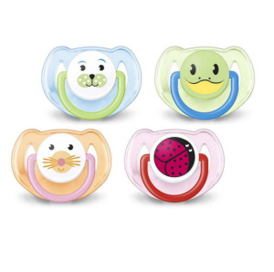 Купить: Avent пустышка силиконовая Арт.182/15 №2 6-18 мес д/девочек