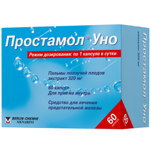 Купить: Простамол Уно 320 мг 60 шт капсулы