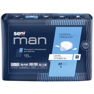 Купить: Seni Man Normal 15 шт вкладыши урологические для мужчин