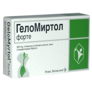 Купить: ГелоМиртол Форте 300 мг 20 шт капсулы