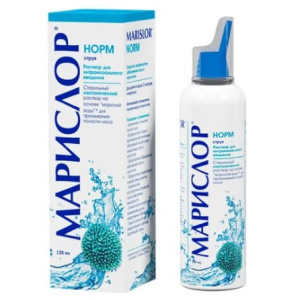 Купить: Марислор Норм 125 мл раствор для интраназального введения стерильный изотонический струя
