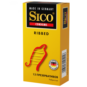 Купить: Sico Ribbed 12 шт презервативы ребристые