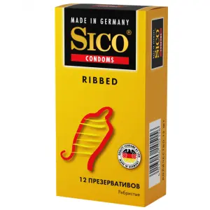 Купить Sico Ribbed 12 шт презервативы ребристые