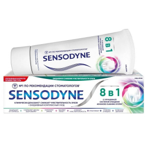 Купить: Sensodyne 75 мл паста зубная 8 в 1
