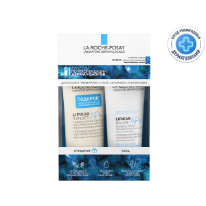 Купить: La Roche-Posay Lipikar AP+М бальзам 75мл + Lipikar Syndet АП+ 100 мл в подарок