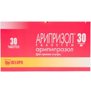 Купить Арипризол 30 мг 30 шт таблетки