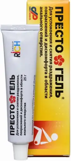 Купить: Престогель 25 г гель при геморрое
